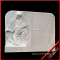 Warm Lovers Stone Tombstone Sculpture YL-R444